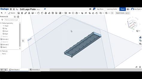 Onshape Tutorial Linear Pattern Tool Youtube