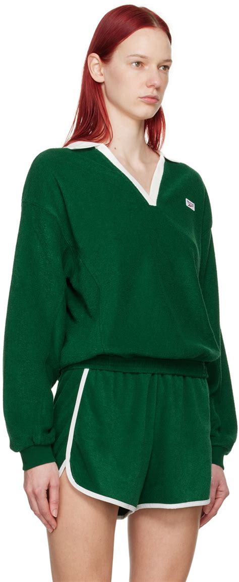 Reebok Classics Green Court Sweater Reebok Classics