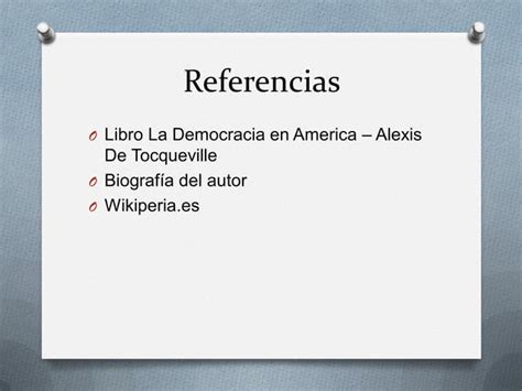 Alexis De Tocqueville La Democracia En America Ppt