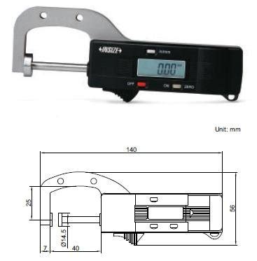 Jual Jangka Digital Snap Gage Mm Per Inch Insize Di