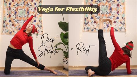 Yoga For FLEXIBILITY DEEP STRETCH MUSCLE RELAXATION Vlogmas Day 22