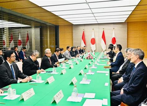 Foto Presiden Jokowi Dan Pm Kishida Bahas Kerja Sama Bilateral