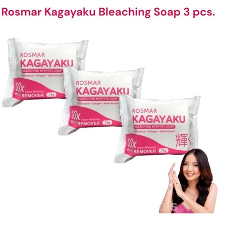 Pcs For Php Original Rosmar Kagayaku Bleaching Whipped Soap X