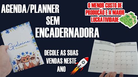 PASSO A PASSO Planner Agenda 2024 Planner Grampeado YouTube