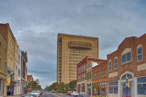 spartanburg south carolina city skyline and downtown surrounding ...