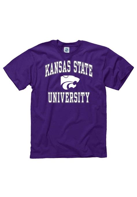 K State Wildcats Purple No1 Short Sleeve T Shirt