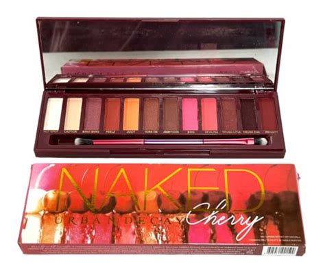 New Urban Decay Naked Cherry Eyeshadow Color Palette 12 Shades Brush