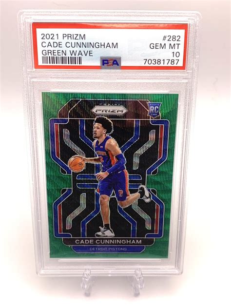 Cade Cunningham 2021 Prizm 282 Green Wave PSA 10 Price Guide Sports