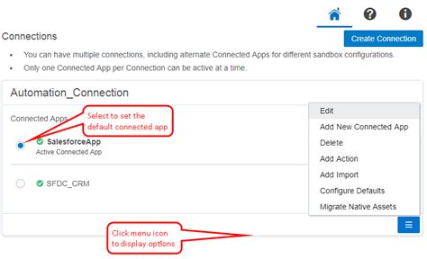 Configuring Connections