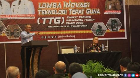 Dinas PMD Kalteng Gelar Lomba Inovasi Teknologi Tepat Guna Prokalteng