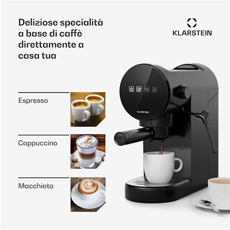 Klarstein Furore Macchina per caffè espresso Acciaio inox