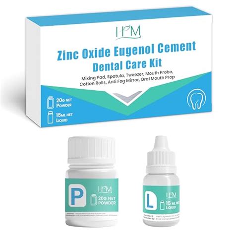 hm zinc oxide eugenol dental cement kit super adhesive