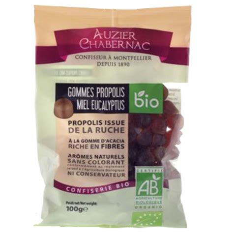 Bonbons Propolis Au Miel Eucalyptus Bio Auzier Chabernac Le Paquet