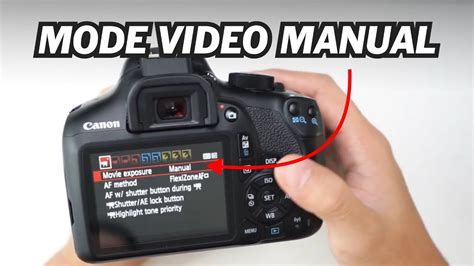 Cara Atur Mode Video Manual Di Kamera Dslr Canon Eos D Tutorial