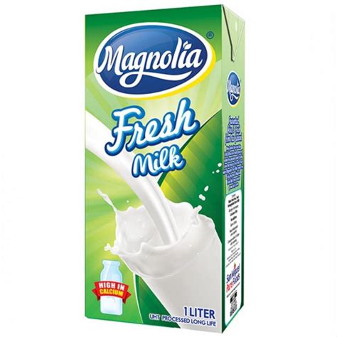 Magnolia Uht Processed Long Life Fresh Milk 1l Shopee Philippines