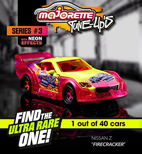 Majorette Tune Ups Series With Neon Effects Surprises Gift Pack