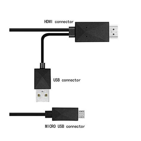 Universal Android Phone Mhl Micro Usb To Hdmi 1080p Hd Tv Adapter