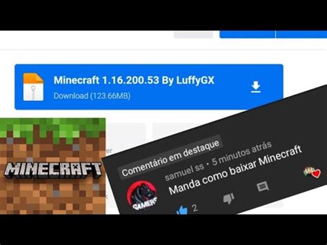 Saiu A Nova Vers O Do Minecraft Youtube