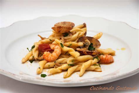 Pasta Vongole E Gamberi Rossi