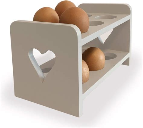 Grey Egg Rack Egg Storage Egg Cabinet Amazon Co Uk Kitchen Home