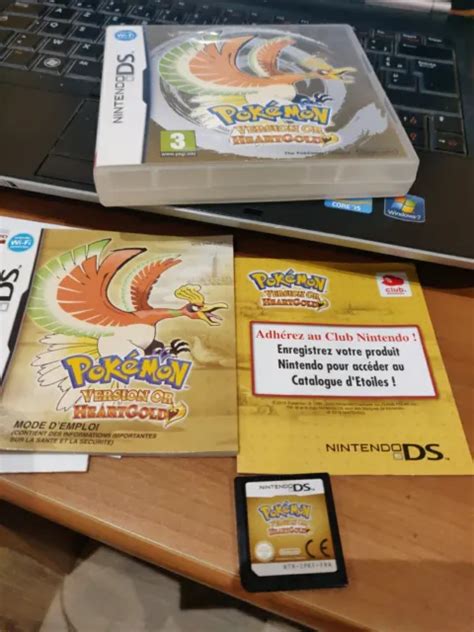 Pok Mon Version Or Heartgold Notice Fra Officielle Nintendo Vip Neuf