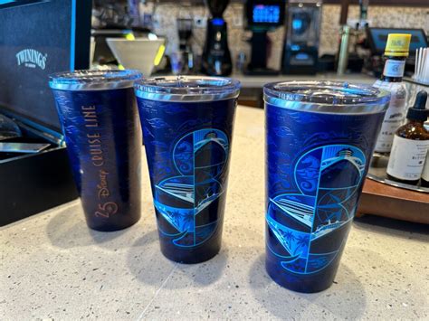 New Disney Cruise Line Silver Anniversary Tumbler Available Wdw News