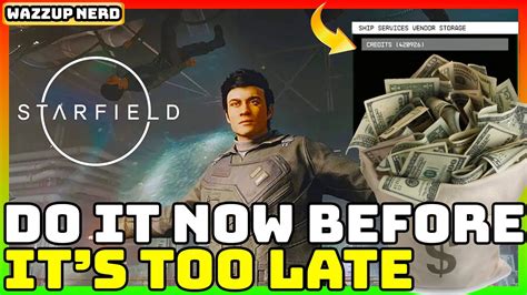 Starfield Fastest Infinite Money Glitch Make Millions In Minutes And