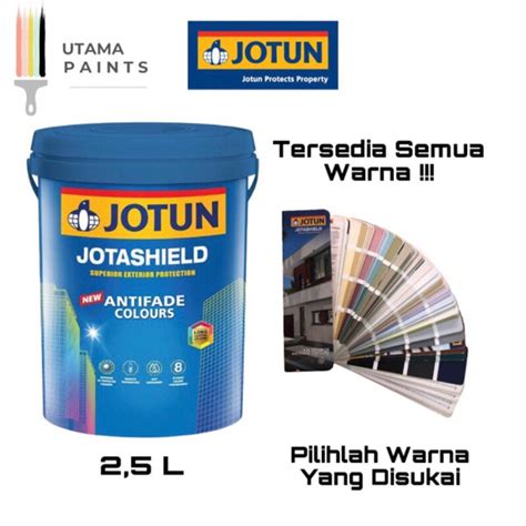 Jual CAT TEMBOK EXTERIOR JOTUN JOTASHIELD ANTIFADE 2 5L Shopee Indonesia