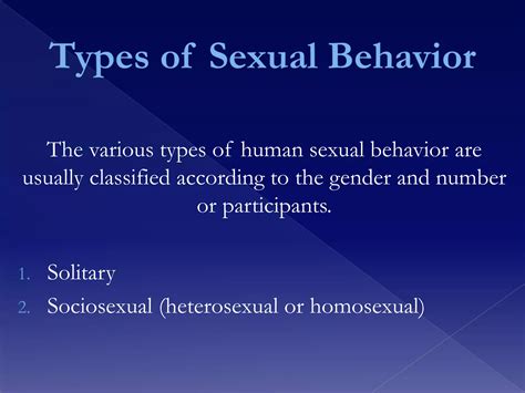 Human Sexual Behavior Ppt