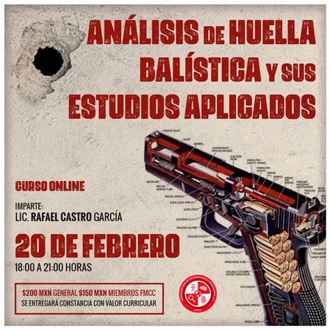 Análisis de huella balística y sus estudios aplicados FMCC