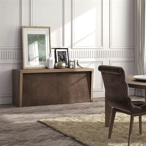 Contemporary Sideboard Cortina Scandal Home Couture Wooden With Swing Doors Brown