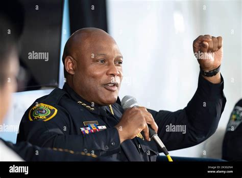 Austin Texas USA, September 24, 2022: Houston police chief TROY FINNER ...