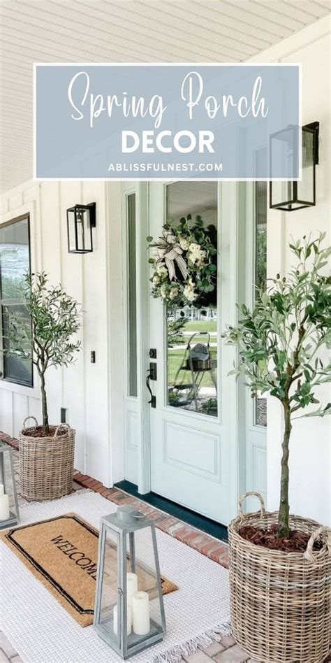 Spring Porch Decor A Blissful Nest