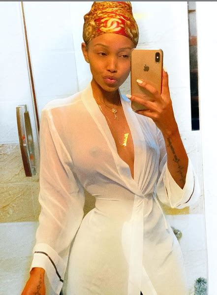 Huddah Monroe Flashes Her Nipples In See Through Outfit