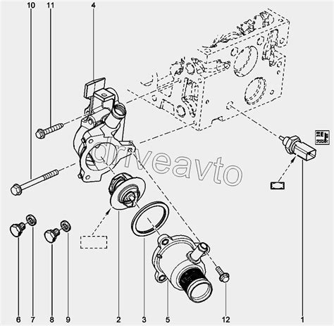 Термостат (8 КЛ) Лада Ларгус 4601 - DriveAvto