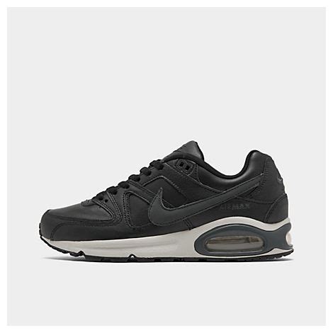 Nike Men's Air Max Command Leather Casual Shoes In Black | ModeSens