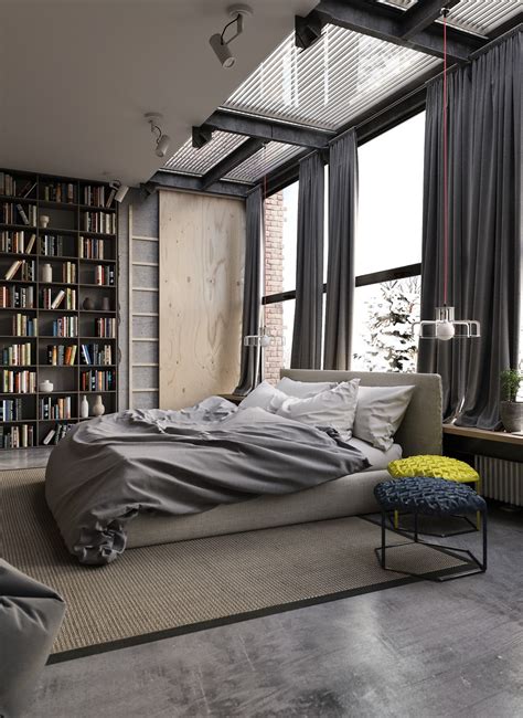 25 Stylish Industrial Bedroom Design Ideas