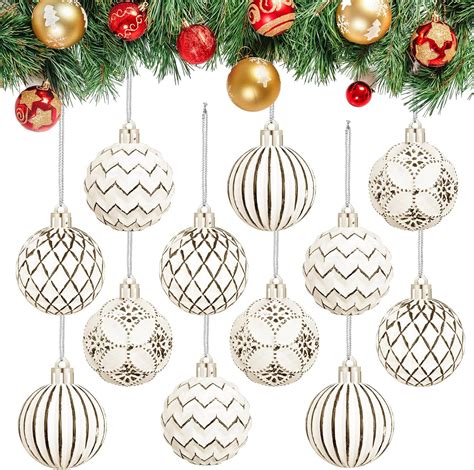 Amazon Liliful Pieces Farmhouse Ball Ornaments Inch