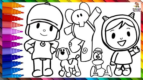 Pocoyo Para Colorear