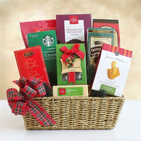 Gourmet Holiday Baskets ~Festive Holiday Feast Gourmet Gift Basket at ...