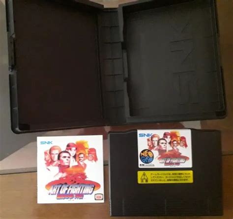 Art of Fighting 3 conversão original para Neo Geo AES em excelente