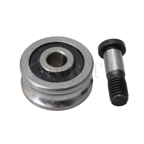 CNBTR 30mm OD U Shaped Groove Track Ball Bearing With M8 Screw For