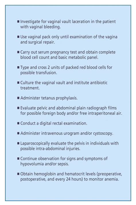 Nonobstetric Lacerations Of The Vagina