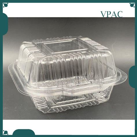 Ops C Benxon Burger Box Tray With Lock Pcs Bakery Disposable