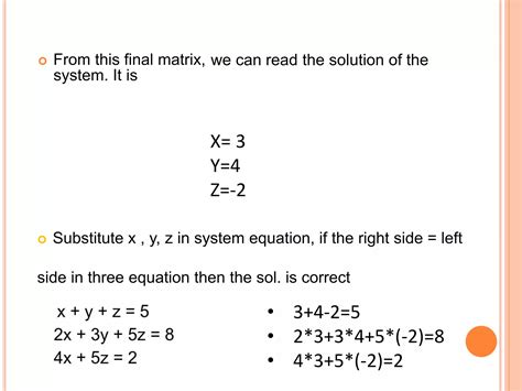 Gauss Jordan Method Pptx