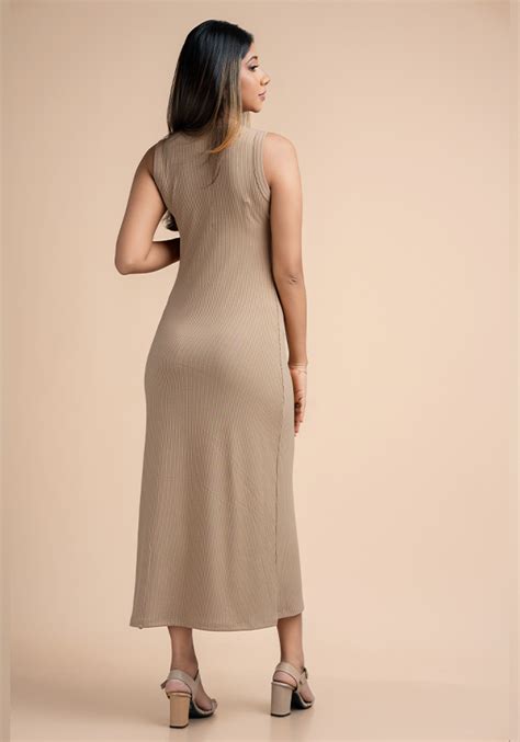 VIOLA BODYCORN BEIGE DRESS Nils Online