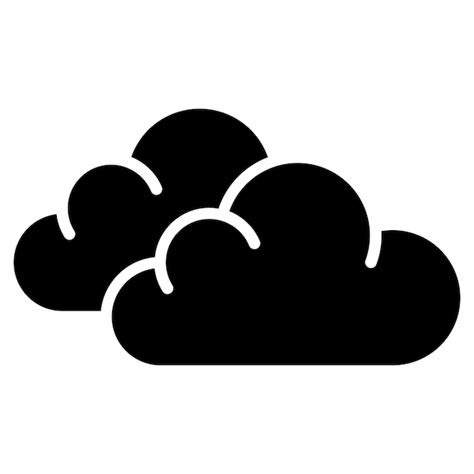 Diseño De La Ilustración Del Icono De La Nube Vector Premium