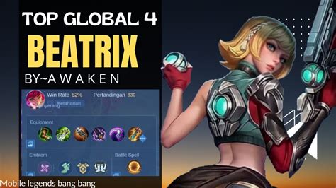 Gameplay Beatrix Build Emblem Beatrix To Global Beatrix By