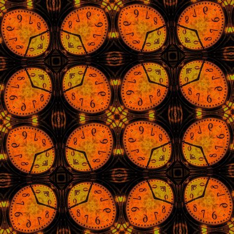 Abstract Clock Time Wallpaper - canvas-insight