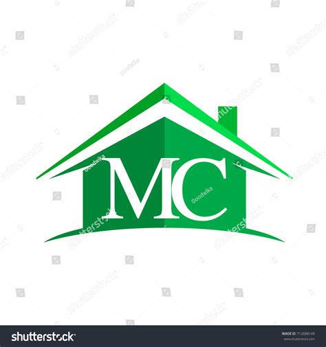 Initial Logo Mc House Icon Green Stock Vector (Royalty Free) 712688149 ...